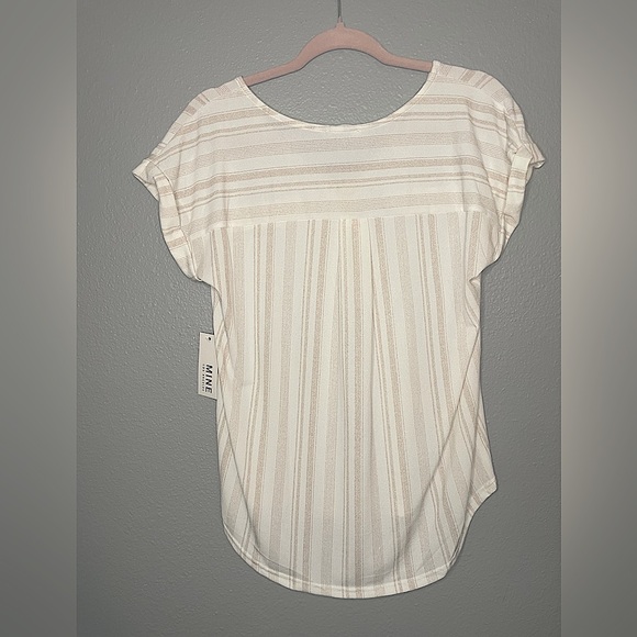 Beige Striped Top - Picture 2 of 5